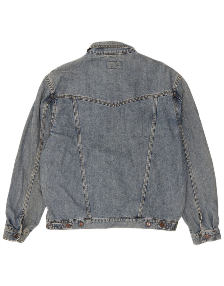 Wrangler Herren Jeansjacke UK 42 XL Blaue Baumwolle