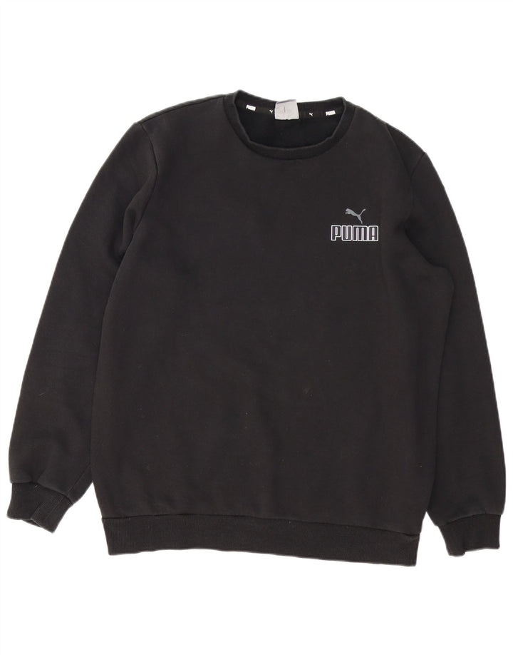 Puma Herren Sweatshirt Pullover Medium Schwarz Baumwolle