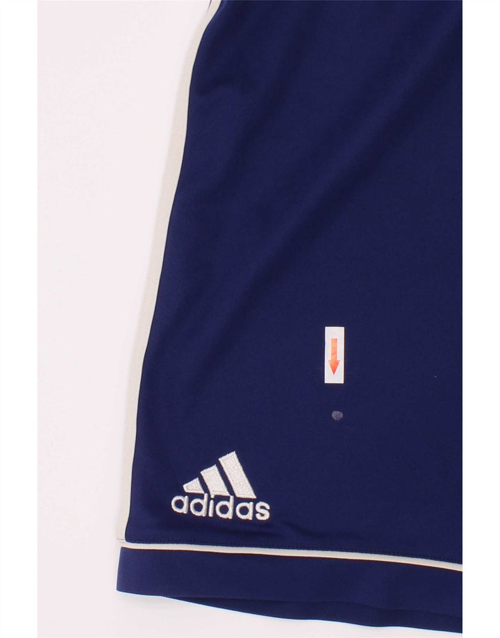 Adidas Jungen Climalite Sport Shorts 13-14 Jahre Blau Polyester