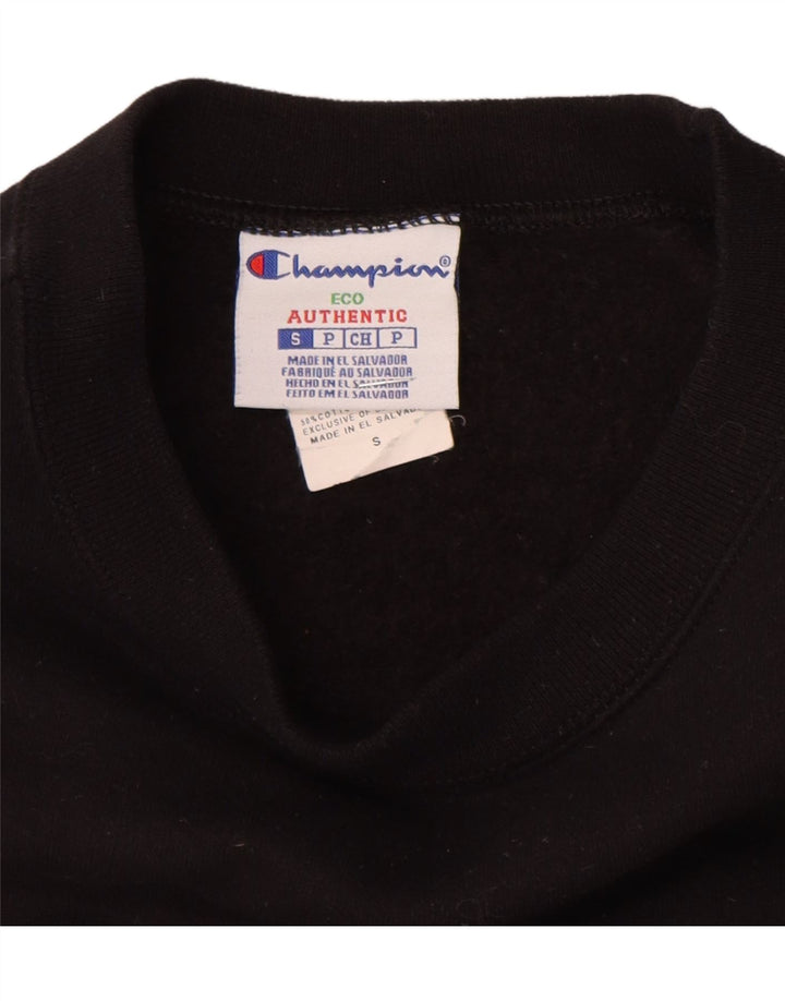 Champion Herren Tigers Graphic Sweatshirt Pullover Small Schwarz Baumwolle
