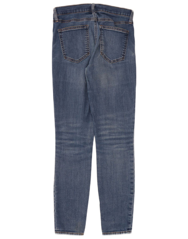 Gap Damen Skinny Jeans W28 L30 Blaue Baumwolle