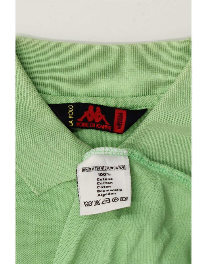 Kappa Herren-Poloshirt aus mittelgrüner Baumwolle