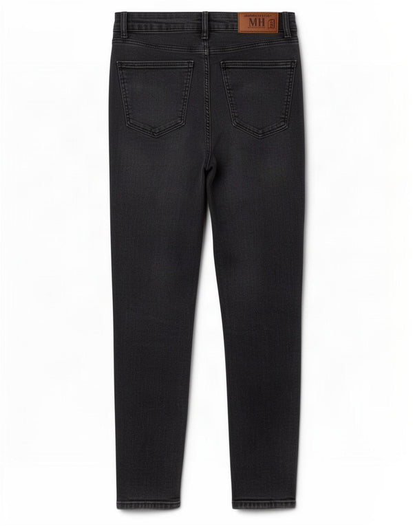 Zara Damen Skinny Jeans EU 42 Large W32 L27 Schwarze Baumwolle