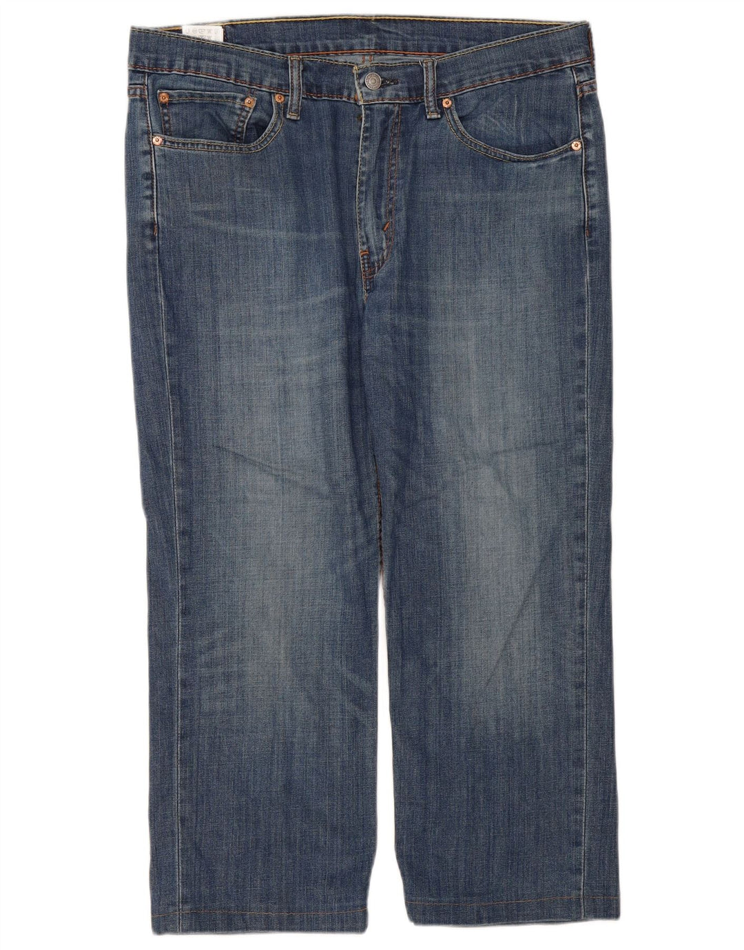 Levi's Damen Capri-Jeans W36 L23 Blaue Baumwolle