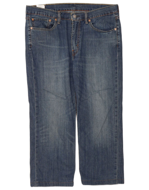 Levi's Damen Capri-Jeans W36 L23 Blaue Baumwolle