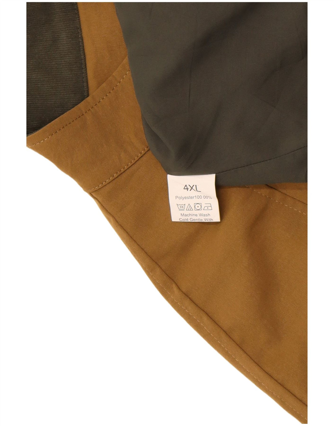 Vintage Damen Trenchcoat UK 24 4XL Braun Polyester