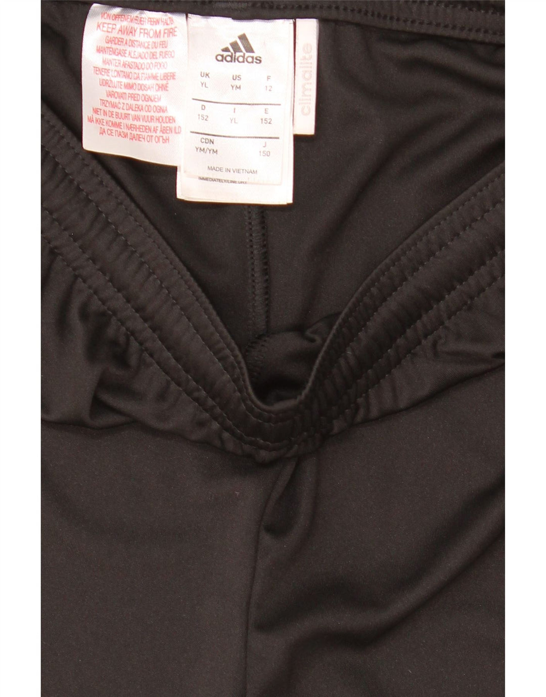 Adidas Jungen Climalite Sport Shorts 11–12 Jahre Large Schwarz Polyester