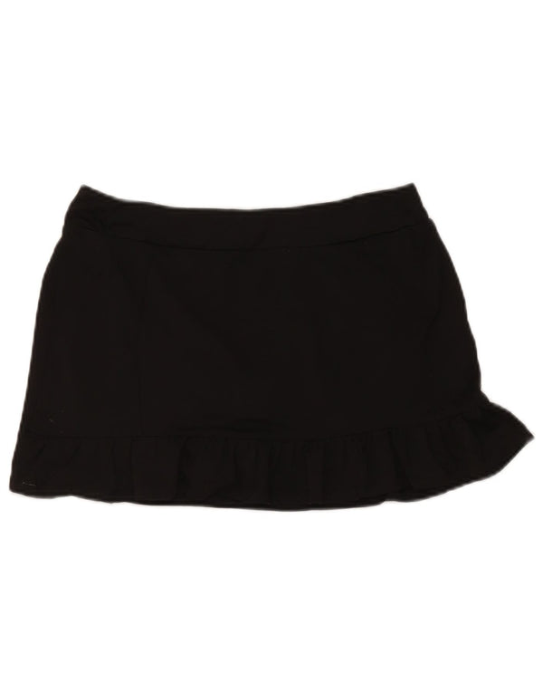 Fila Damen Tennisrock UK 12 Medium Schwarz Polyester