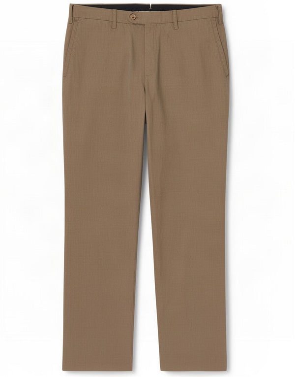 Massimo Dutti Herren gerade Chinohose EU 42 Groß W32 L31 Beige Baumwolle