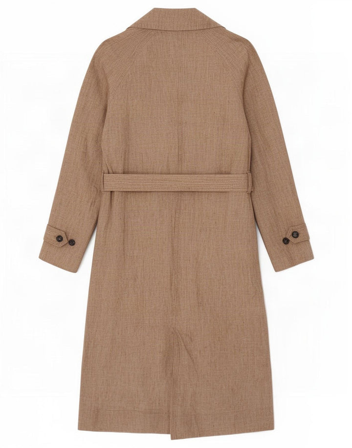 Massimo Dutti Damen Trenchcoat UK 10 Small Beige