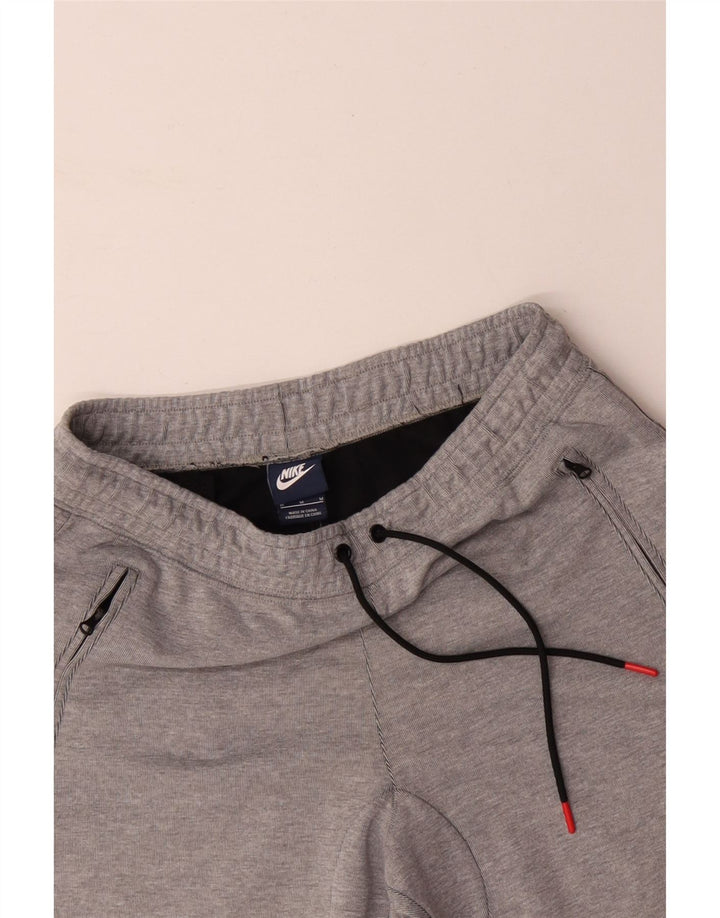 NIKE Herren-Sportshorts aus mittelgrauer Baumwolle