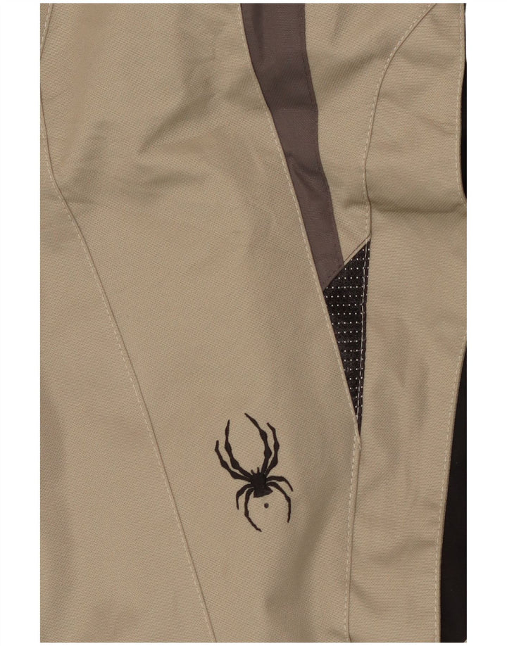 Spyder Herren Skijacke UK 40 Large Beige Colourblock