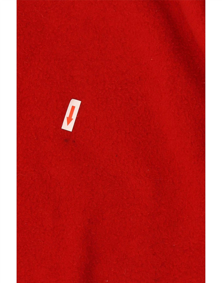 Endurance Damen-Fleecepullover mit Knopfkragen, Gr. 10, Größe S, rot, geometrisch