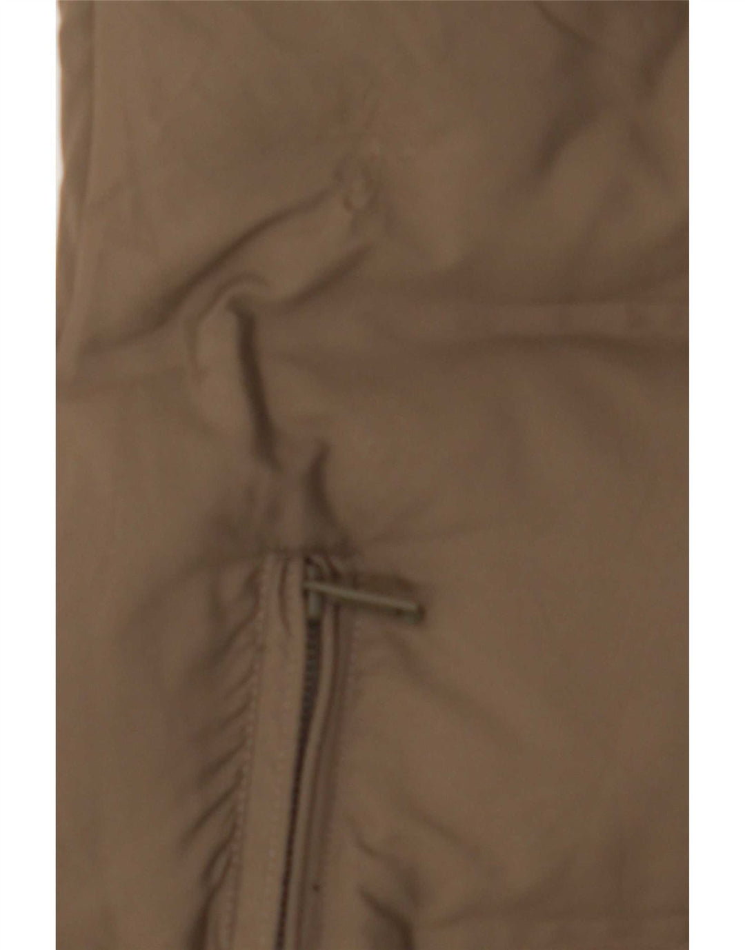 Zara Damen Wattierte Weste UK 14 Medium Khaki Polyester