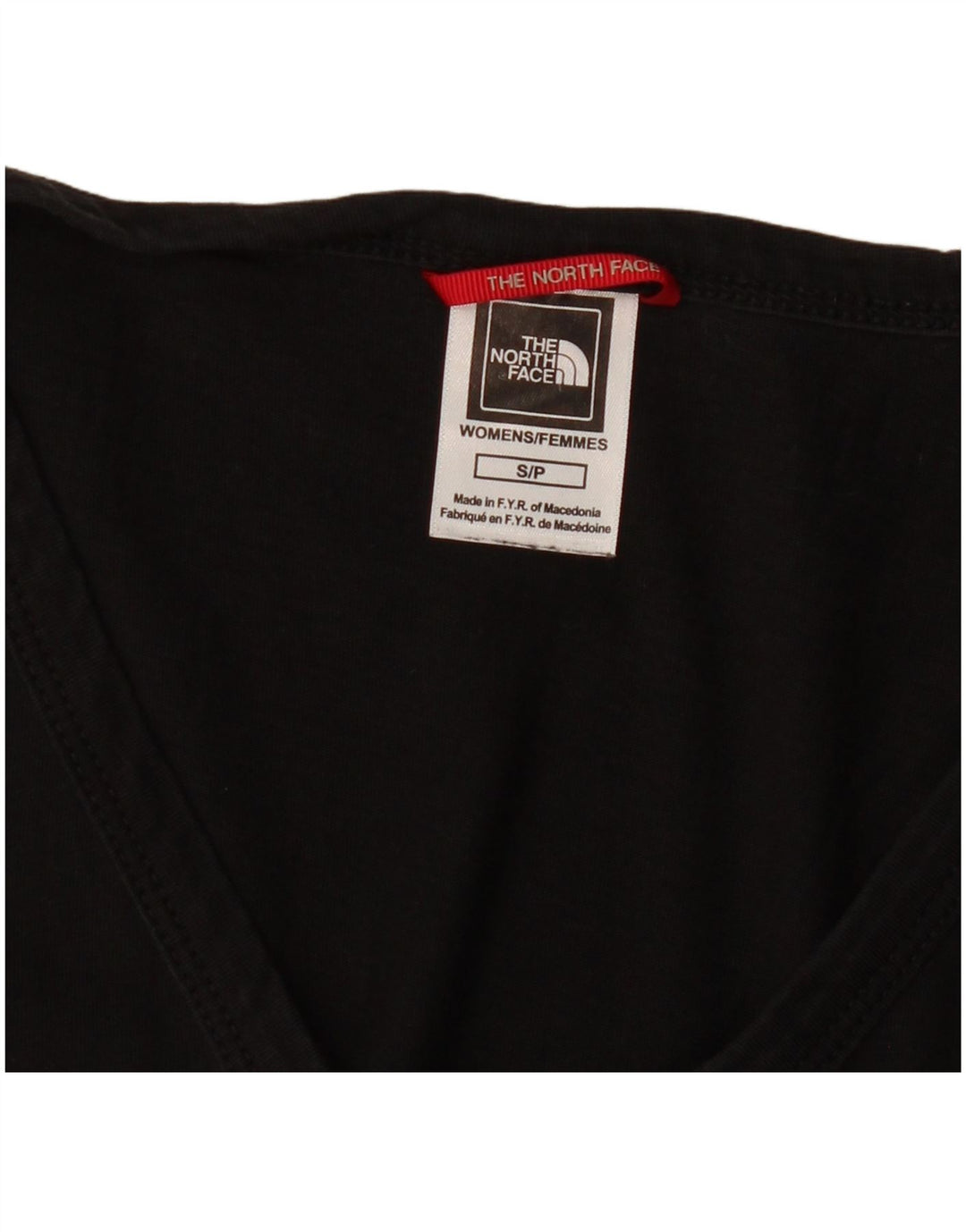 The North Face Damen T-Shirt Top UK 10 Small Schwarz