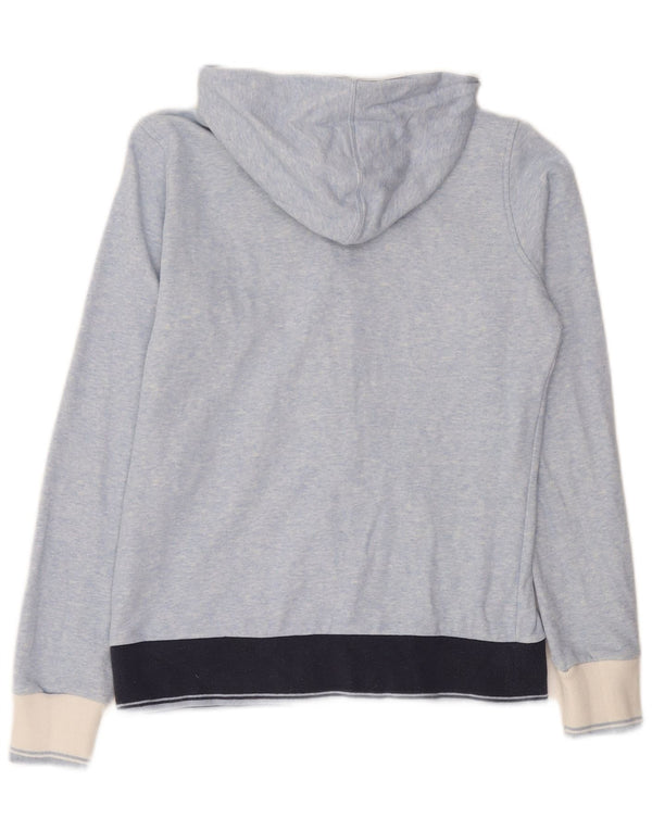 Champion Damen Heritage Fit Zip Hoodie Pullover UK 14 Mittelblau