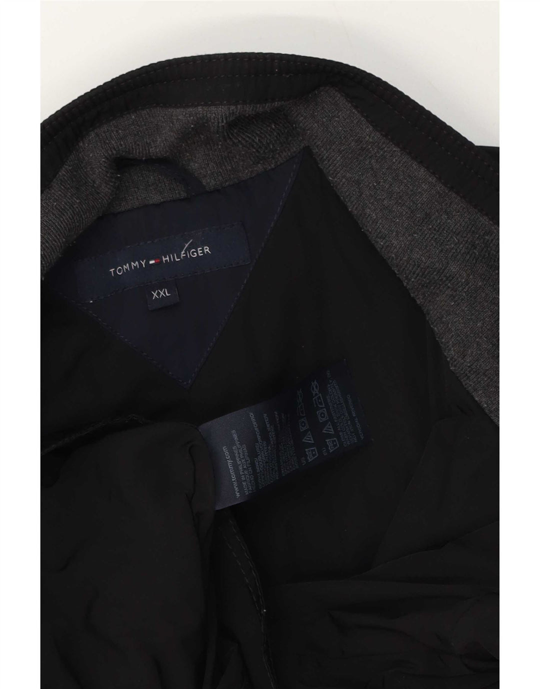 Tommy Hilfiger Herren Utility Jacke UK 44 2XL Schwarz Polyester