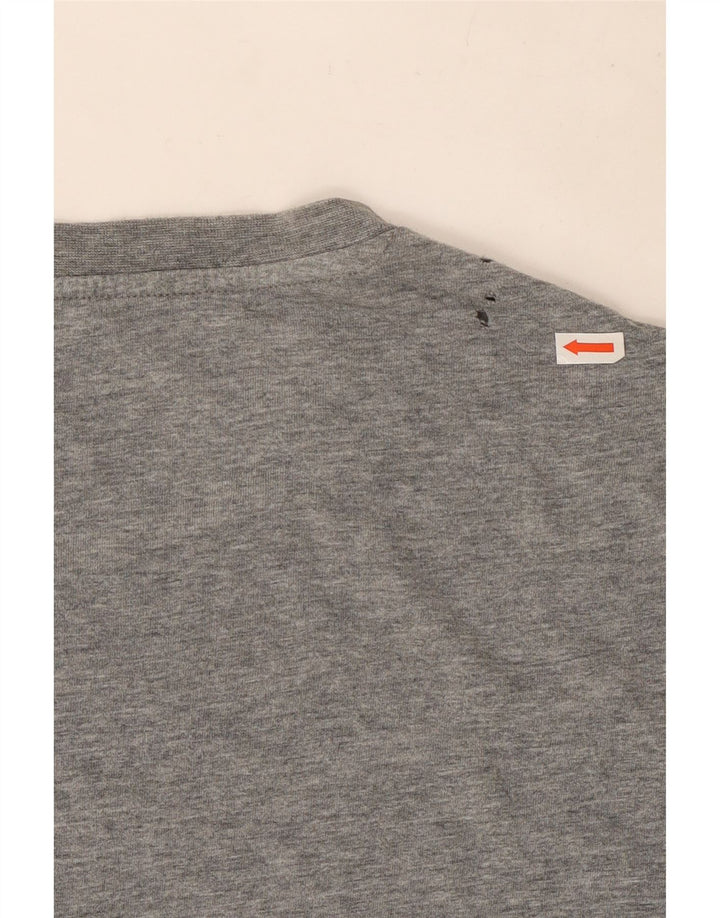 Puma Herren Grafik T-Shirt Top 2XL Grau meliert