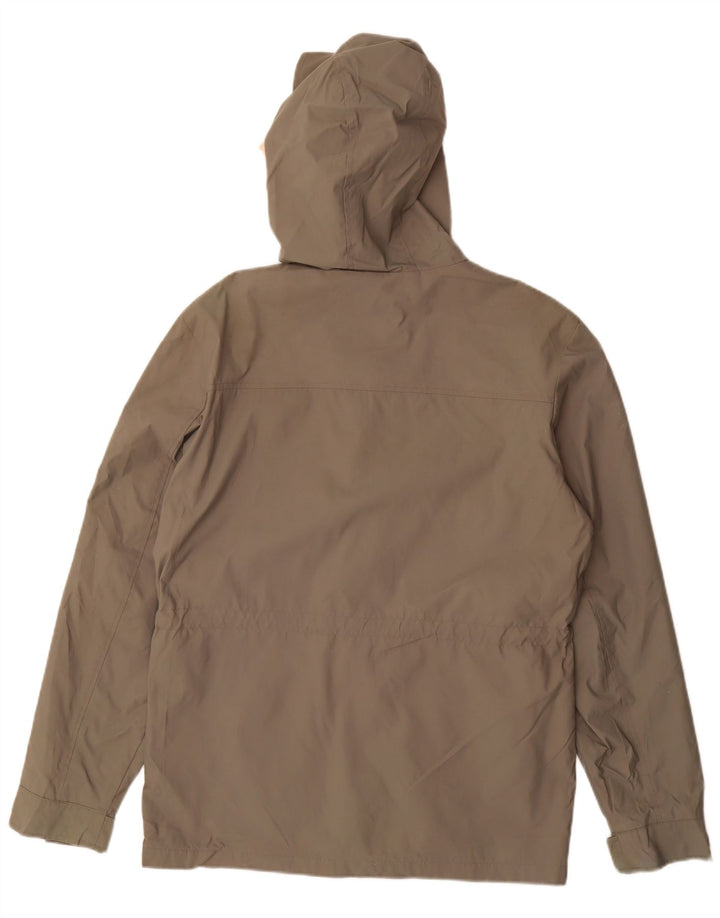 JACK & JONES Herren-Utility-Jacke mit Kapuze, UK 38, mittelgraues Nylon