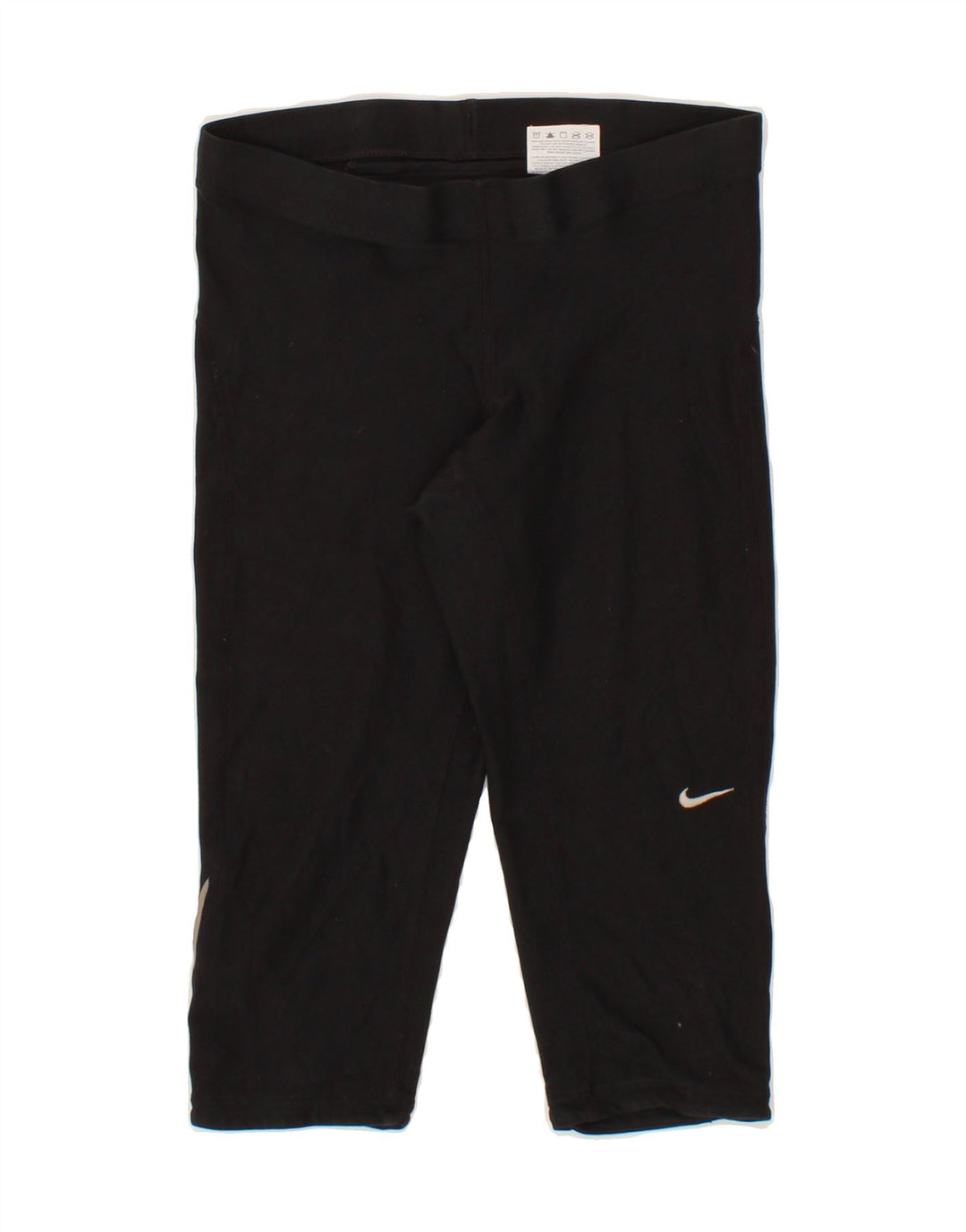 NIKE Womens Dri Fit Capri Leggings UK 6 XS Black Polyester Vintage Nike and Second-Hand Nike from Messina Hembry 