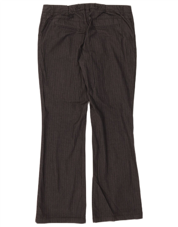 Marks & Spencer Damen Autograph Chinohose W31 L30 Grauer Nadelstreifen
