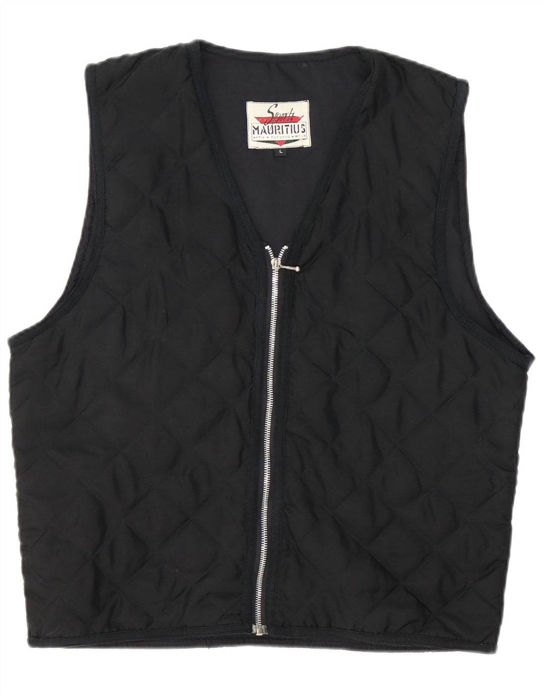 Mauritius Damen Steppweste UK 16 Large Schwarz Polyester