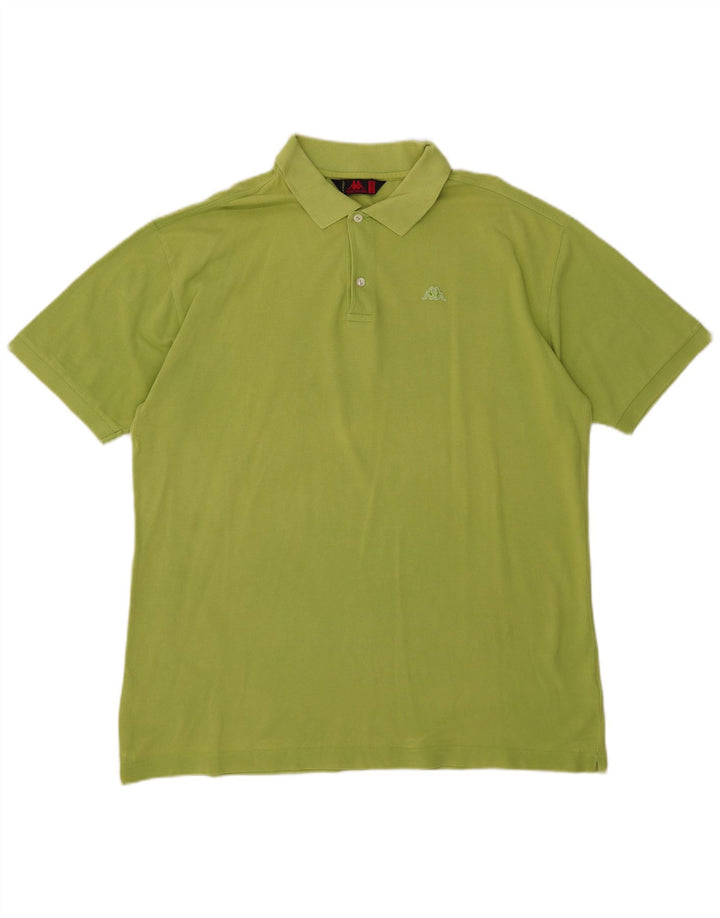 Kappa Herren Poloshirt 2XL Grüne Baumwolle