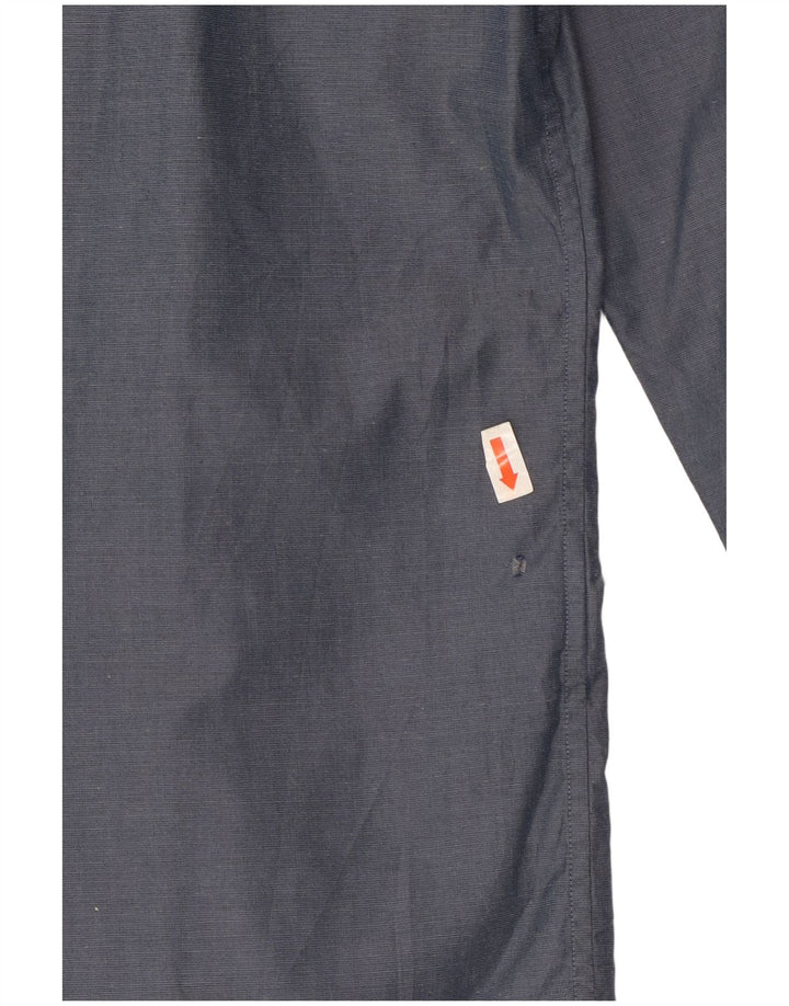 Hugo Boss Herrenhemd Größe 16 41 Große marineblaue Baumwolle