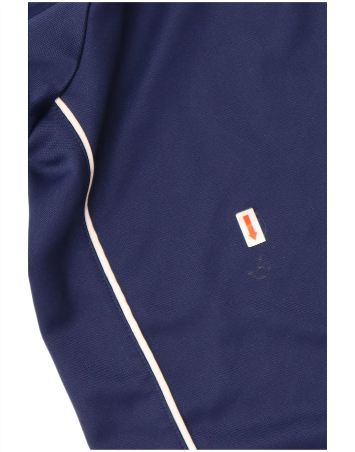 ADIDAS Herren Aeroready Zip Neck Pullover Trainingsanzug Top Large Marineblau
