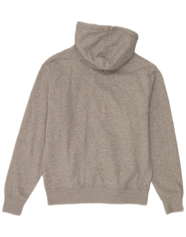 Champion Womens Regular Fit Hoodie Pullover UK 14 Mittelgraue Baumwolle