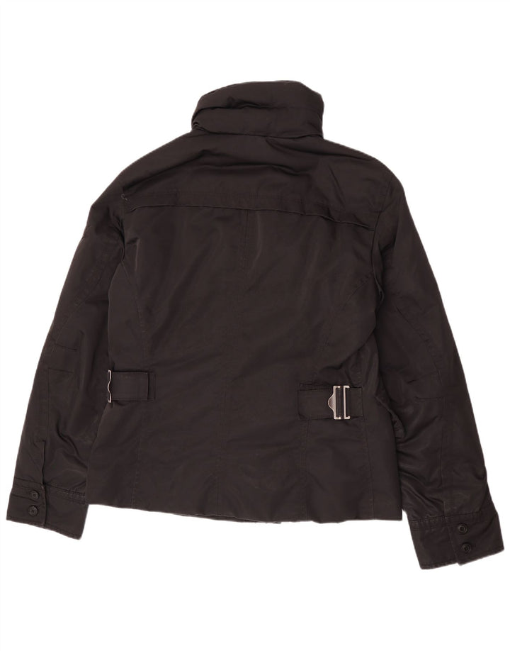 PEUTEREY Herren-Utility-Jacke UK 38 Mittelschwarzes Polyester