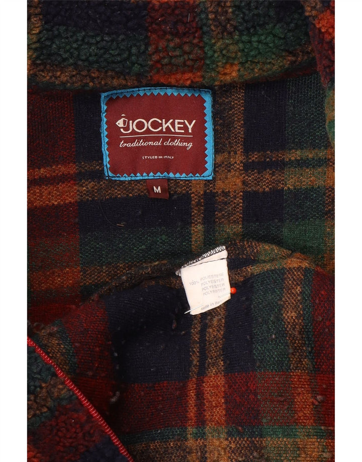 Jockey Herren-Fleecejacke mit Kapuze, UK 38, mittelgroß, mehrfarbig, kariert, Polyester
