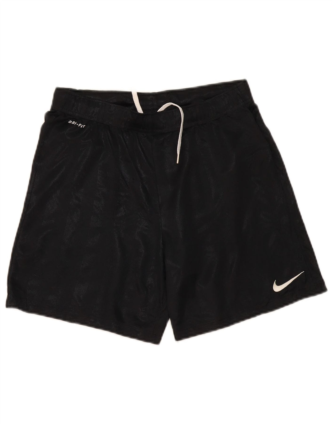 Nike Dri Fit Sportshorts für Jungen, 12–13 Jahre, groß, schwarz gestreift, Polyester