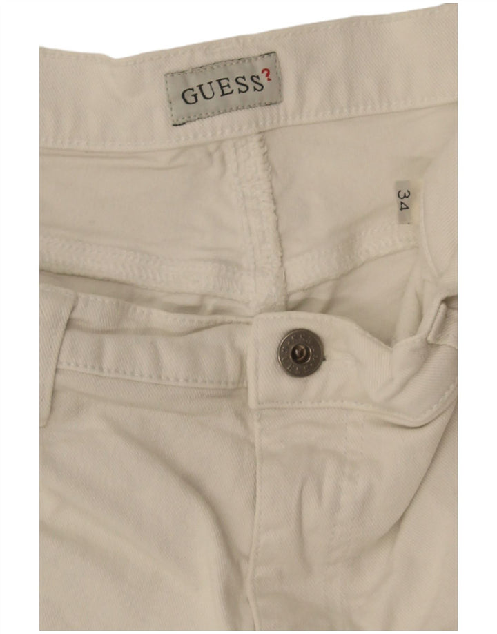Guess Herren Bootcut Jeans W34 L28 Off White