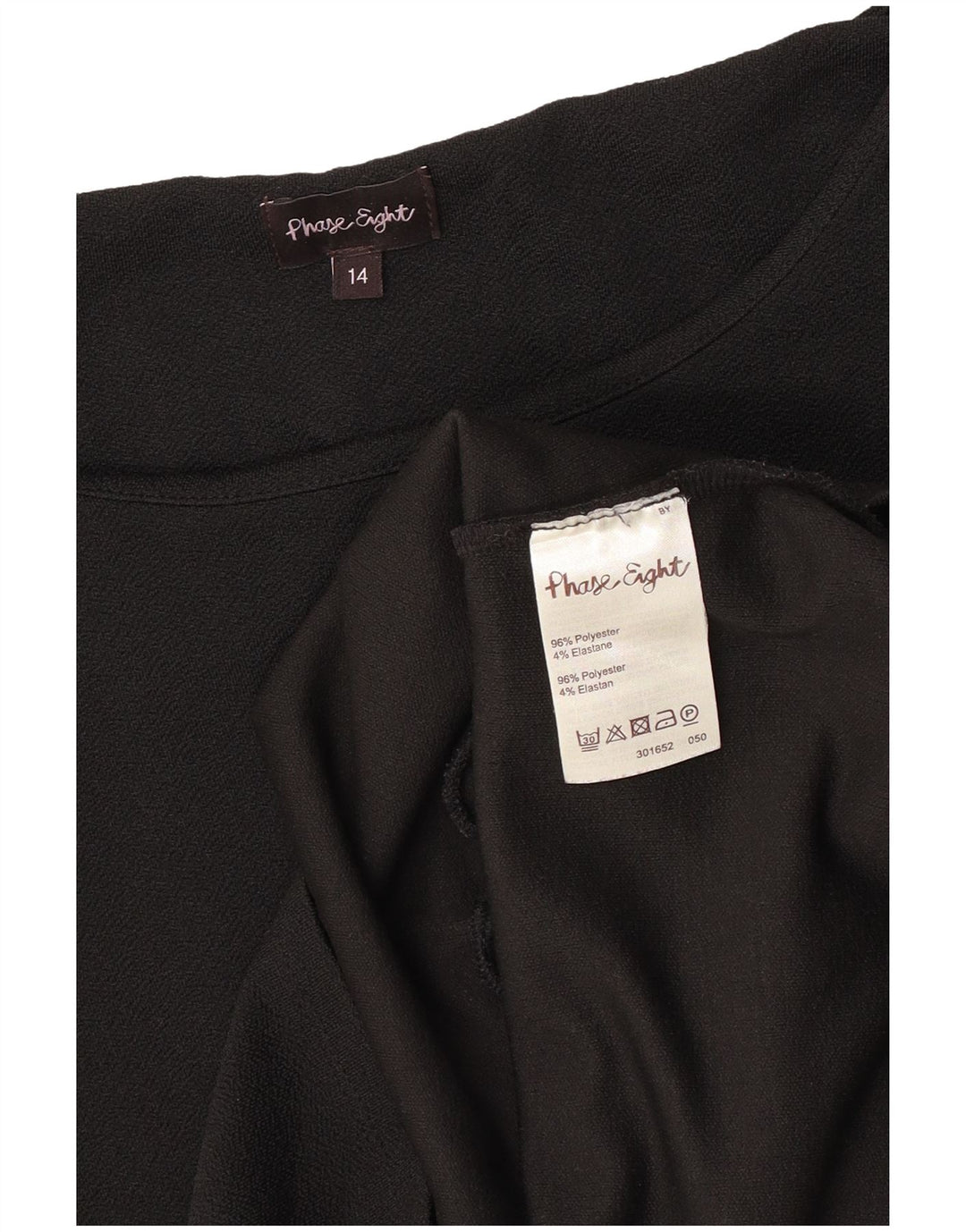 Phase Eight Damen-Blusenoberteil UK 14 Mittelschwarzes Polyester