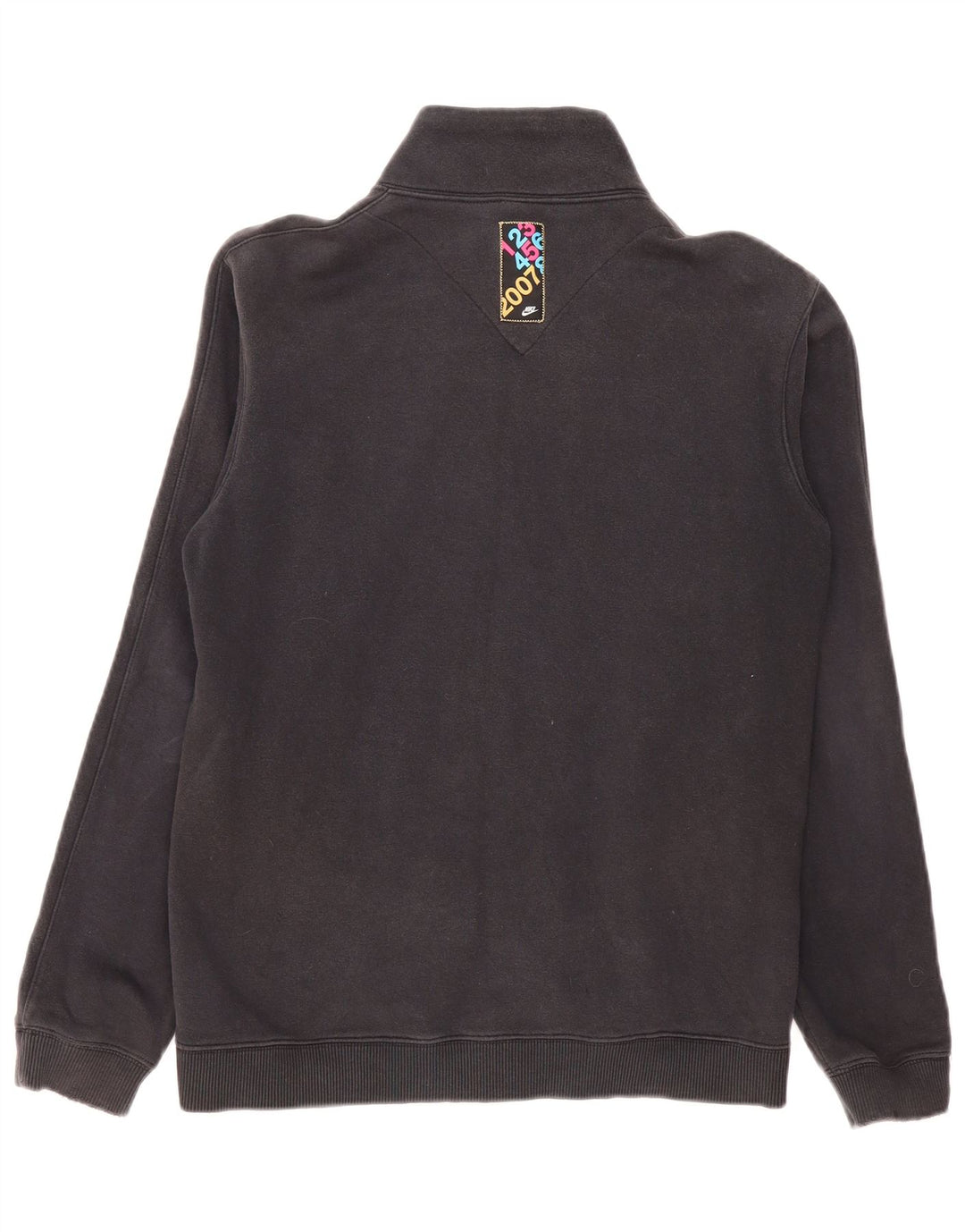Nike Herren-Trainingsanzugoberteil mit Grafik, Größe 39/41, mittelschwarz, Baumwolle