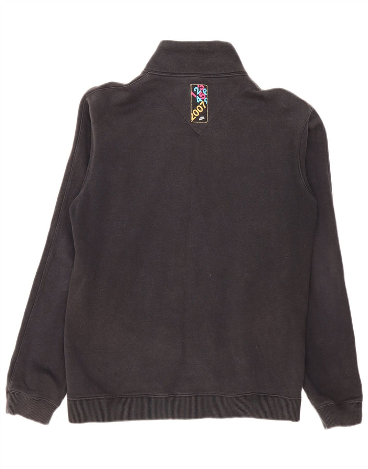 Nike Herren-Trainingsanzugoberteil mit Grafik, Größe 39/41, mittelschwarz, Baumwolle