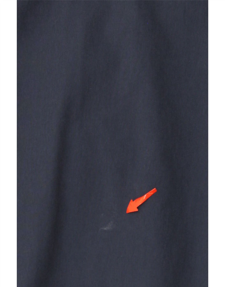 NIKE Herren-Trainingsanzug mit Kapuze und Grafik, groß, Marineblau, Farbblock