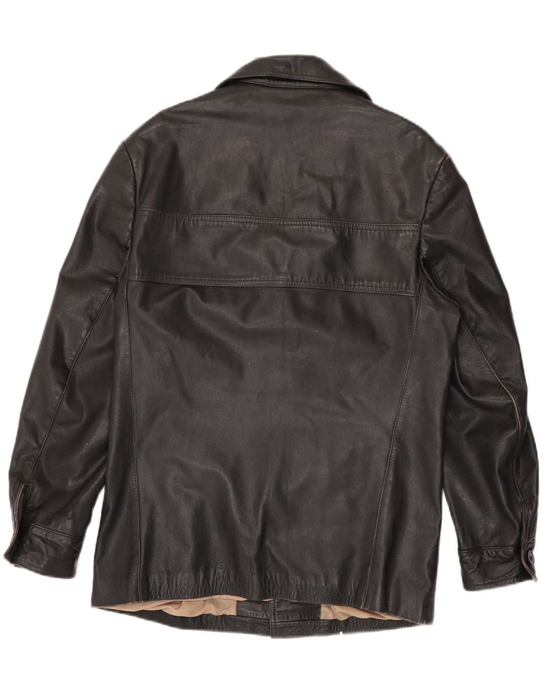 Vintage Herren Lederjacke UK 38 Mittelschwarzes Leder