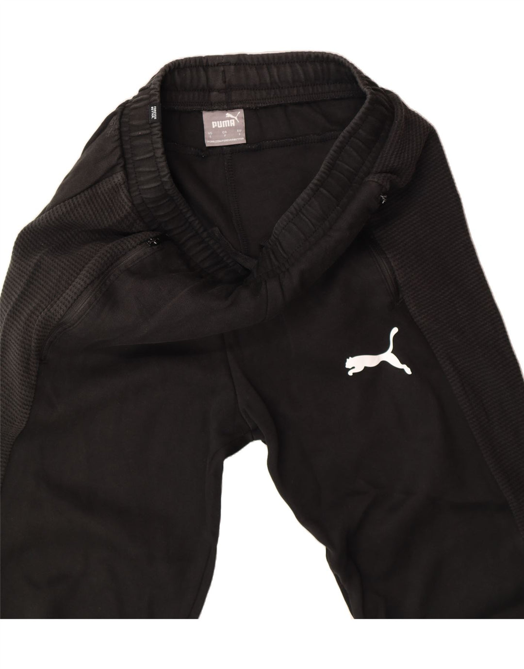 PUMA Womens Tracksuit Trousers UK 8 Small  Black Cotton Vintage Puma and Second-Hand Puma from Messina Hembry 