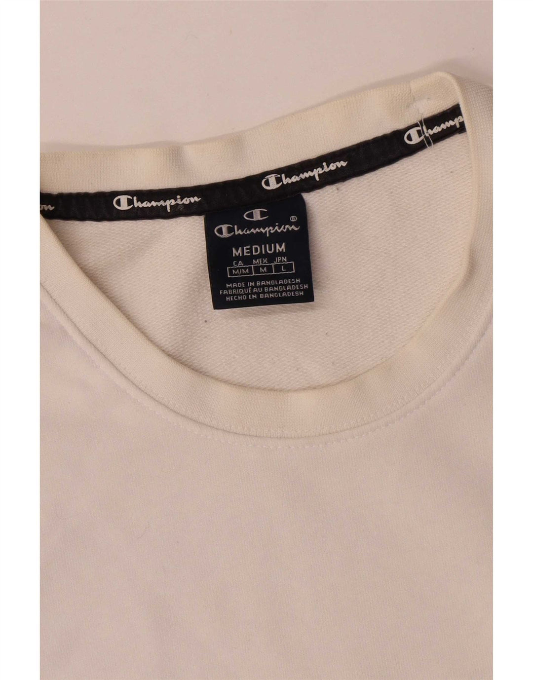 Champion Herren-Sweatshirt mit Grafik, mittelweiße Baumwolle