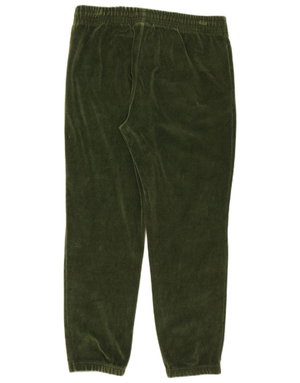Champion Damen-Trainingshose aus Velours, mittelgrüne Baumwolle