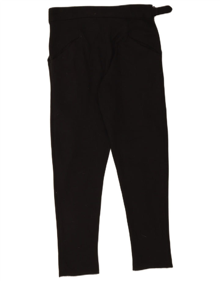 Zara Herren-Anzughose, schmal zulaufend, Größe M, W31, L27, Schwarz, Polyester