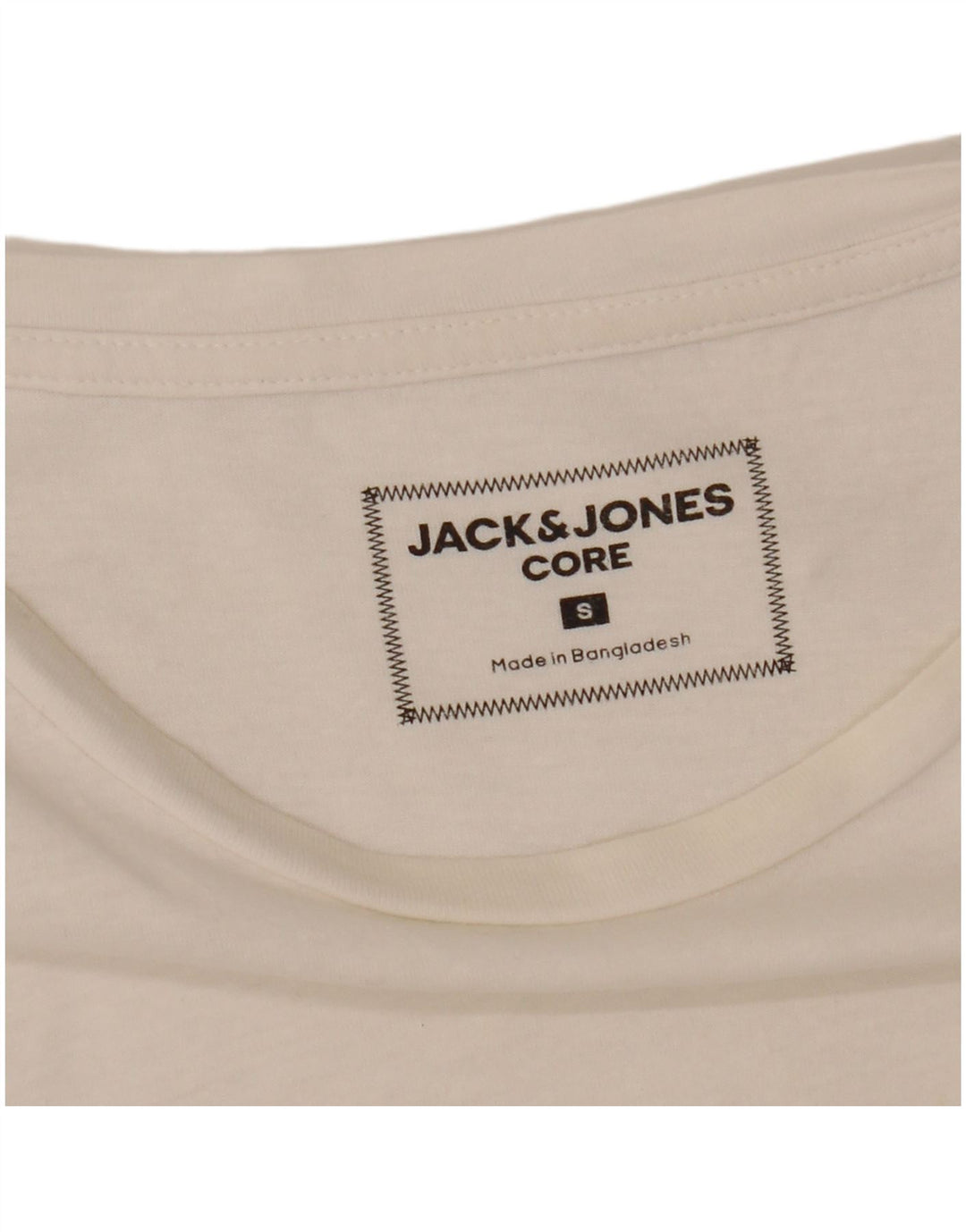 JACK & JONES Herren Core Graphic T-Shirt Top Small Weiß