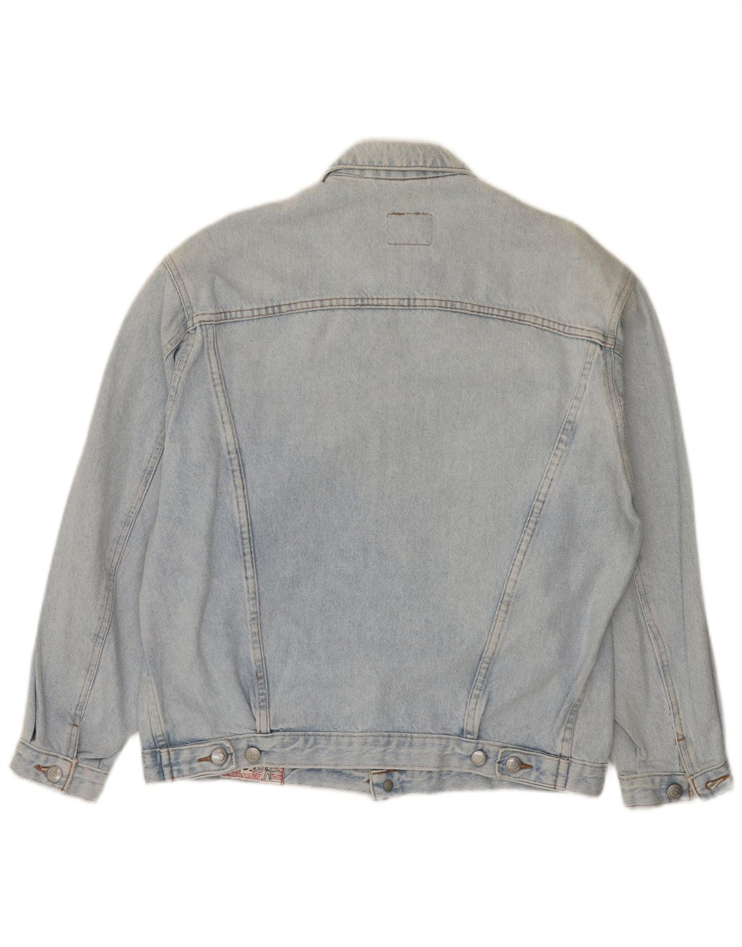 RIFLE Herren Jeansjacke UK 40 Große blaue Baumwolle