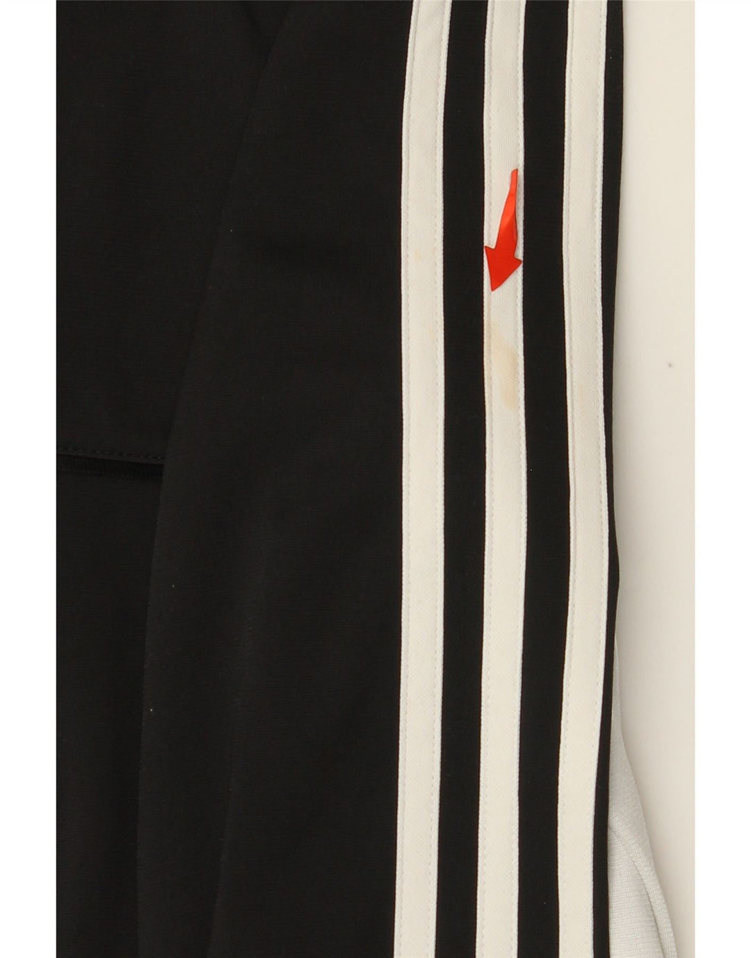 ADIDAS Jungen-Kapuzenpullover mit Reißverschluss, 13–14 Jahre, schwarzes Farbblock-Polyester