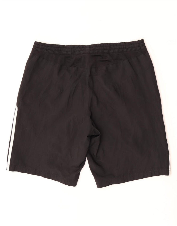 Adidas Herren-Sportshorts, groß, schwarzes Colourblock-Polyester