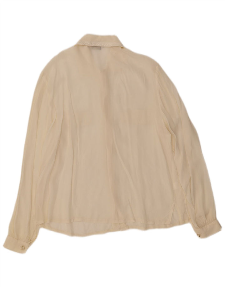 LORENA Damen Hemdbluse IT 46 Large Off White