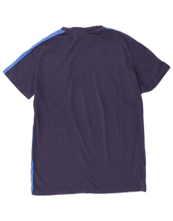 Puma Italia Grafik-T-Shirt für Jungen, 15–16 Jahre, Marineblau, Farbblock