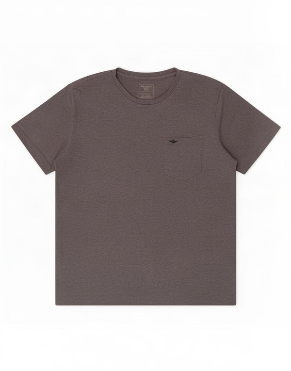 Dockers Herren T-Shirt Top Large Grau Baumwolle